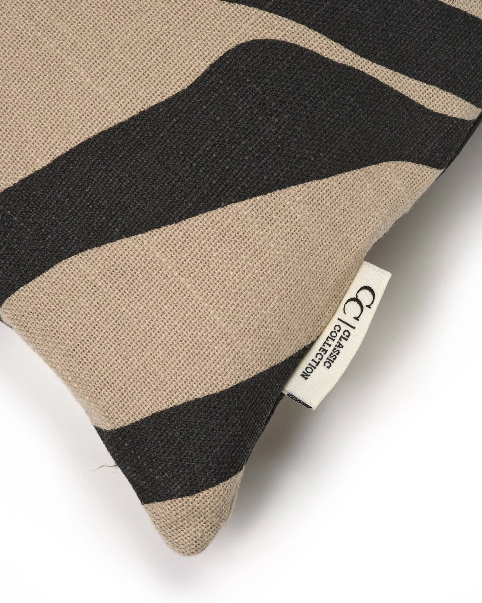 Savannah kuddfodral, Beige-black, 50x50 cm Classic Collection