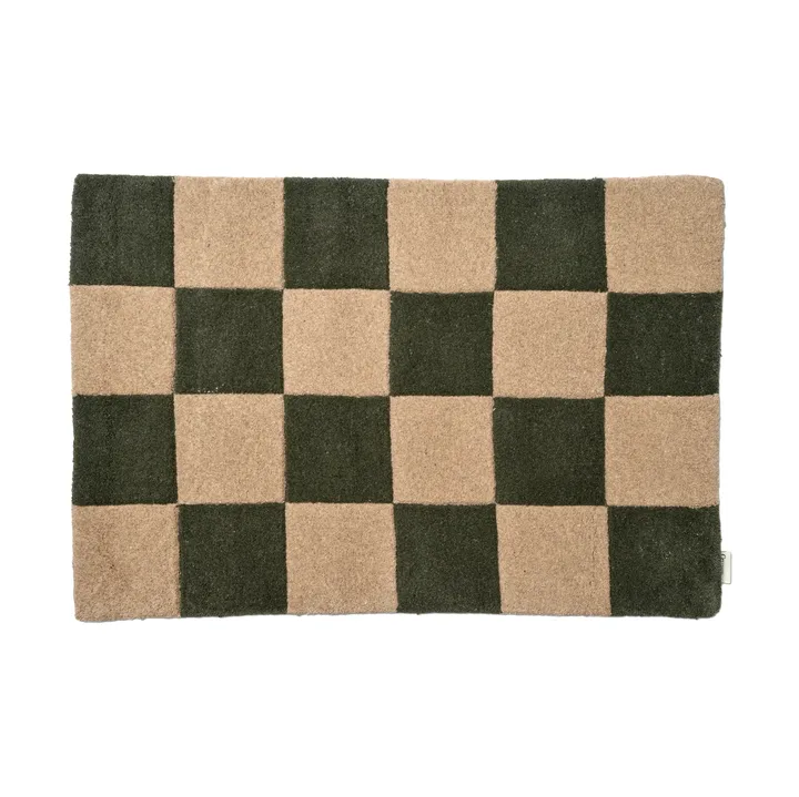 Square dörrmatta - Green-natur, 60x90 cm - Classic Collection