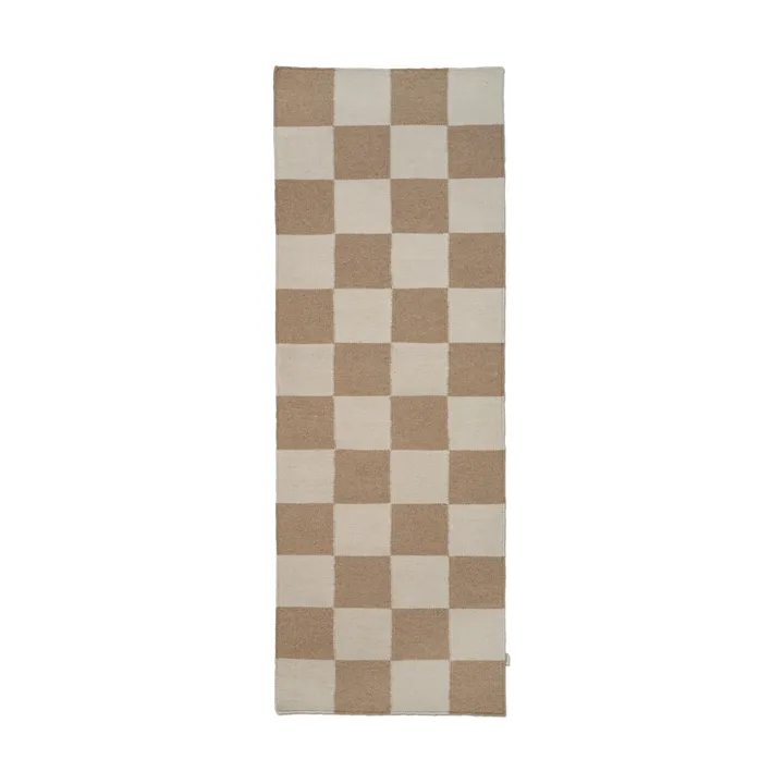 Square gångmatta - Vit-natur, 80x200 cm - Classic Collection