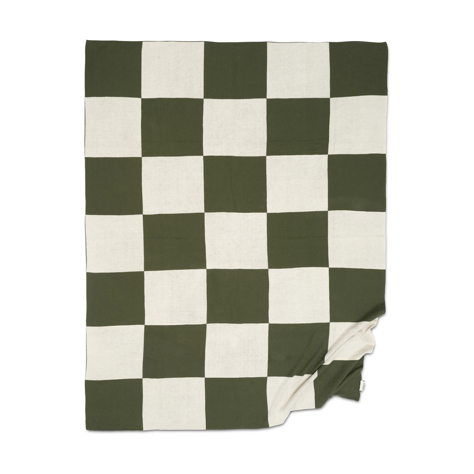Square pläd 130x170 cm, Grön Classic Collection