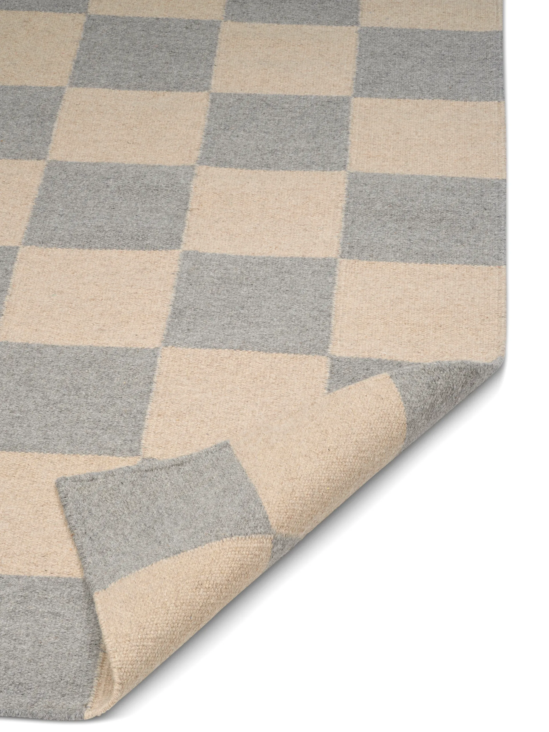 Squares matta, Grå-beige, 200x300 cm Classic Collection