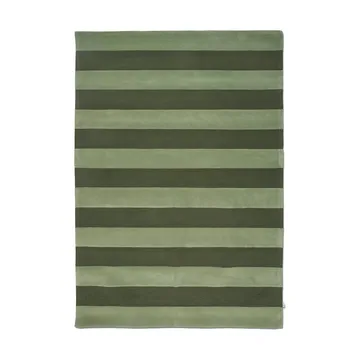 Stripe Boucle matta - Green, 170x230 cm - Classic Collection