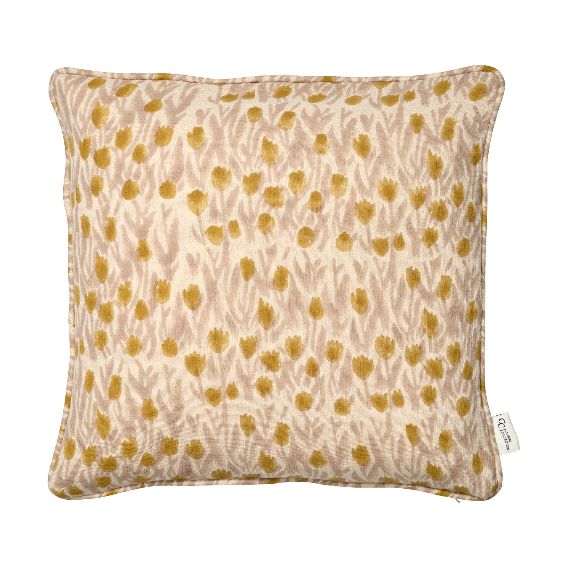 Tulip kuddfodral 50x50 cm, Gul Classic Collection