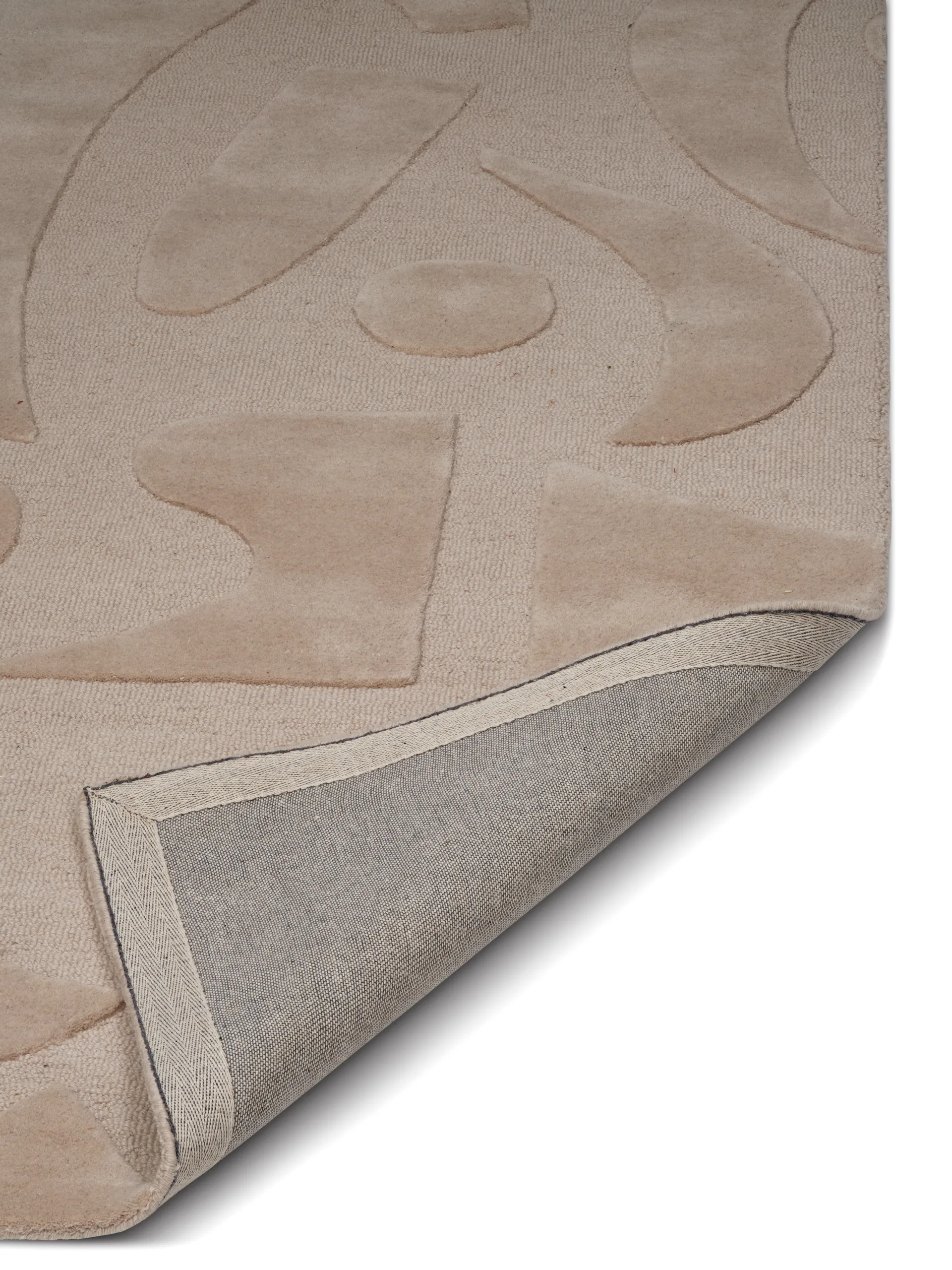 Vivid ullmatta 200x300 cm, Beige Classic Collection