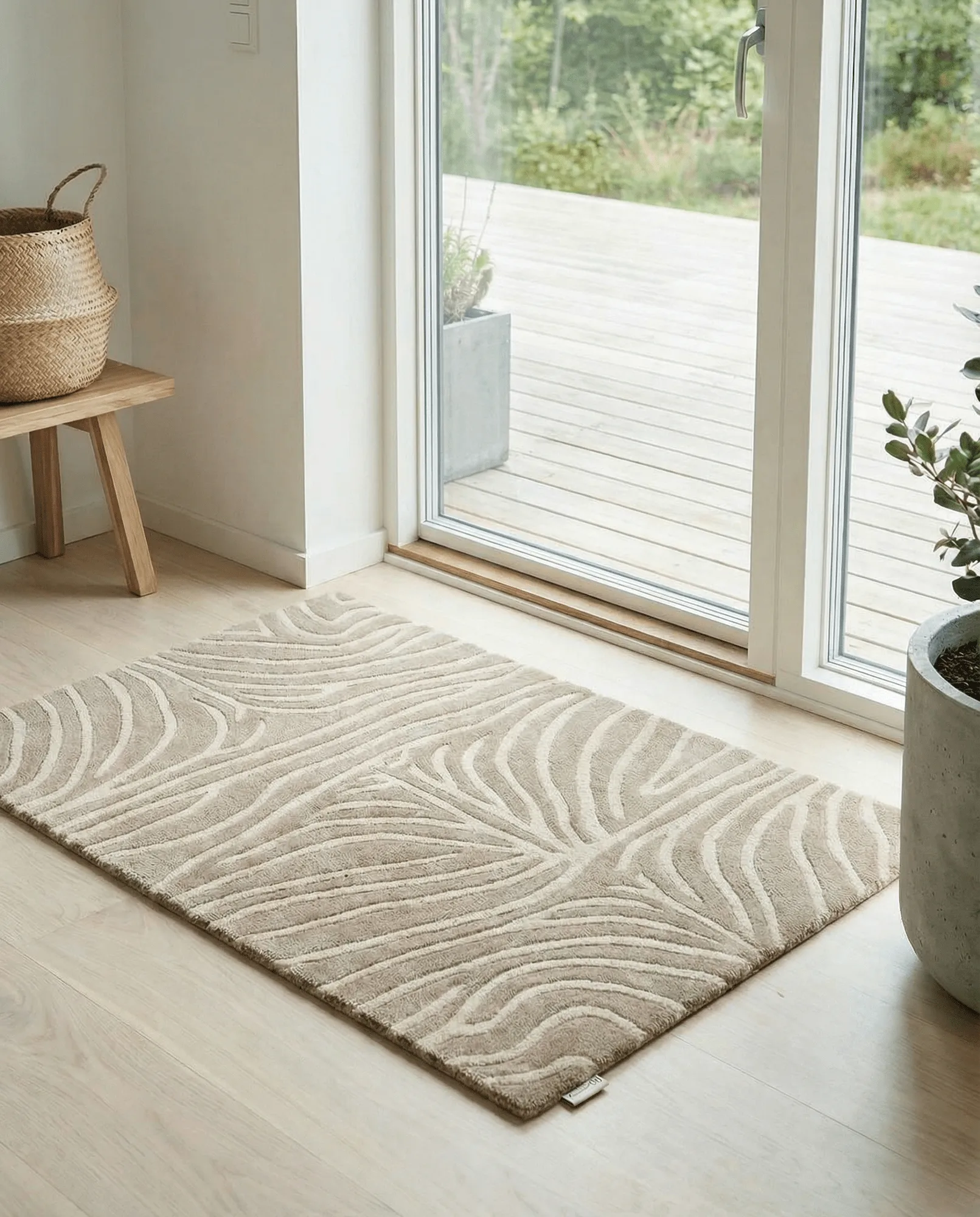 Zebra dörrmatta, Beige, 60x90 cm Classic Collection