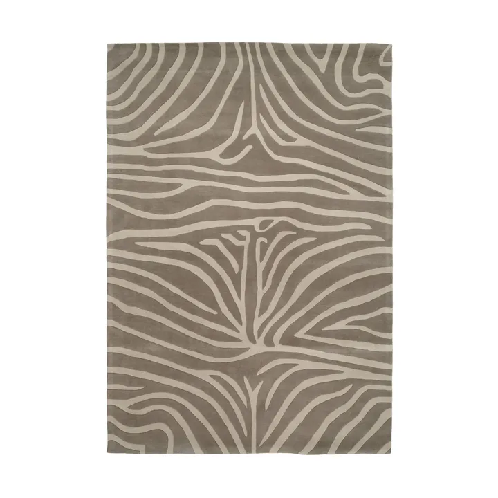 Zebra ullmatta - Beige, 170x230 cm - Classic Collection