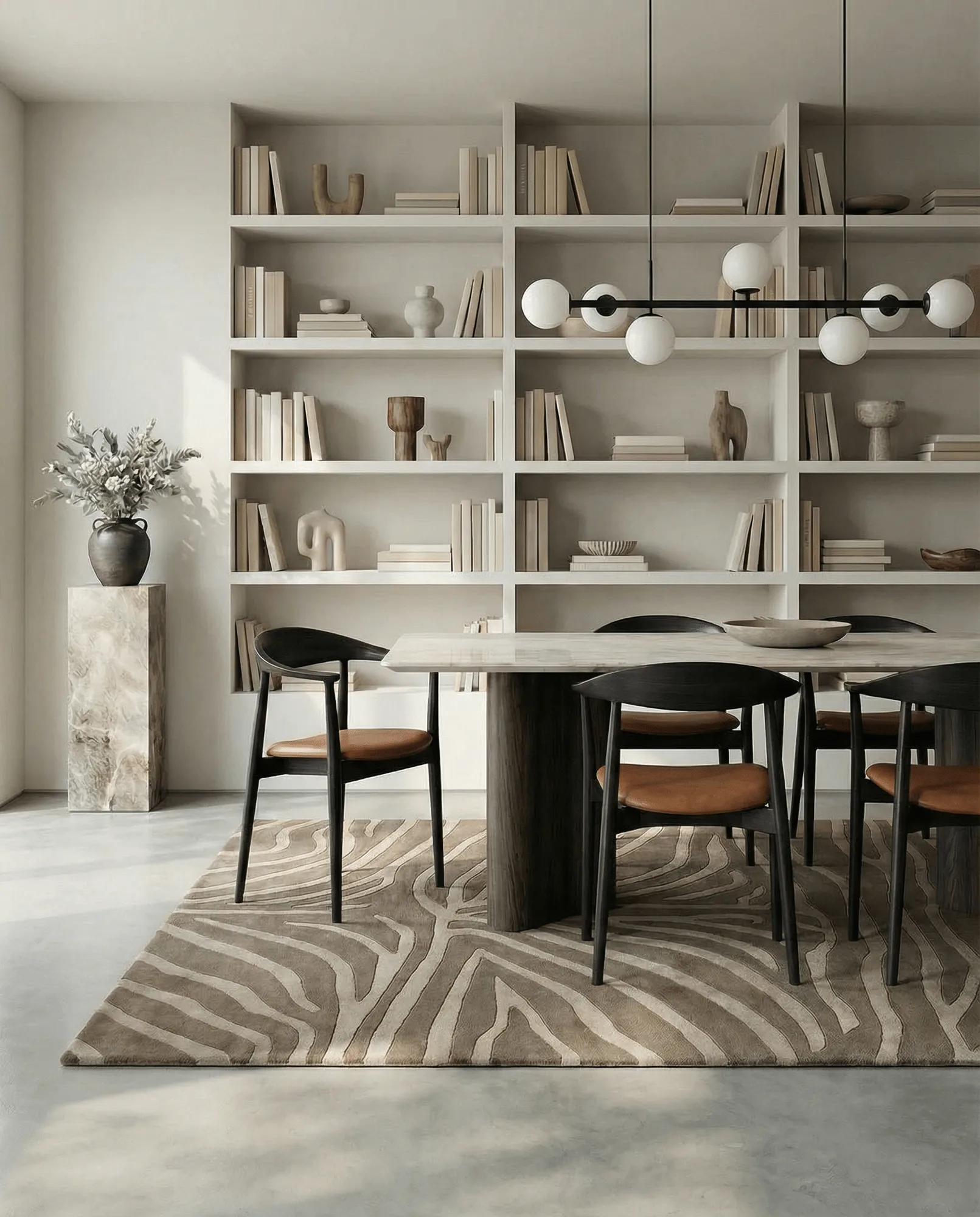 Zebra ullmatta, Beige, 170x230 cm Classic Collection