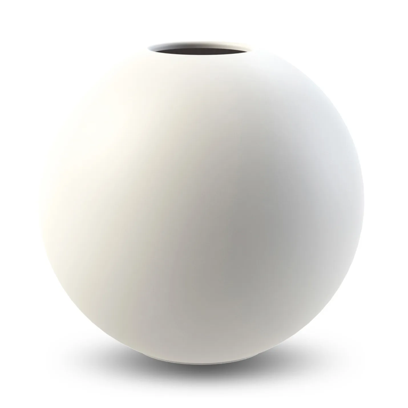 Ball vas white, 30 cm Cooee Design