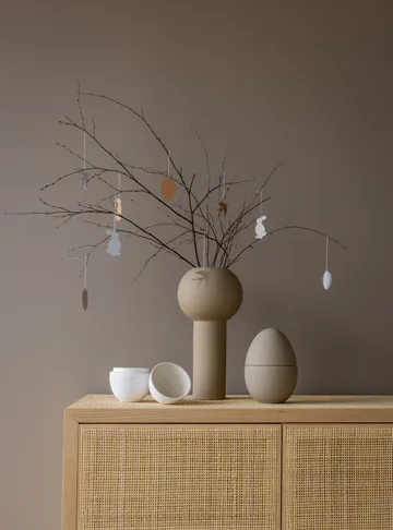 Bonbonniere skål 14 cm - White-mud - Cooee Design