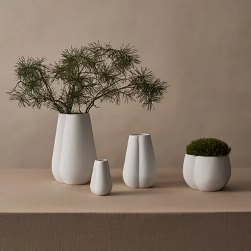 Clover vas 11 cm - White - Cooee Design
