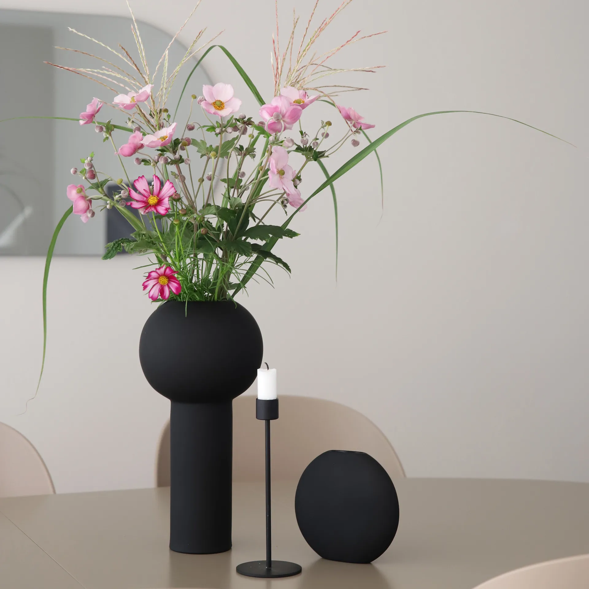 Cooee ljusstake 21 cm, black Cooee Design