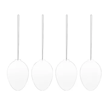 Easter Deco ägg påskdekoration 4-pack - White - Cooee Design