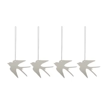 Easter Deco fågel påskhänge 4-pack - Sand - Cooee Design