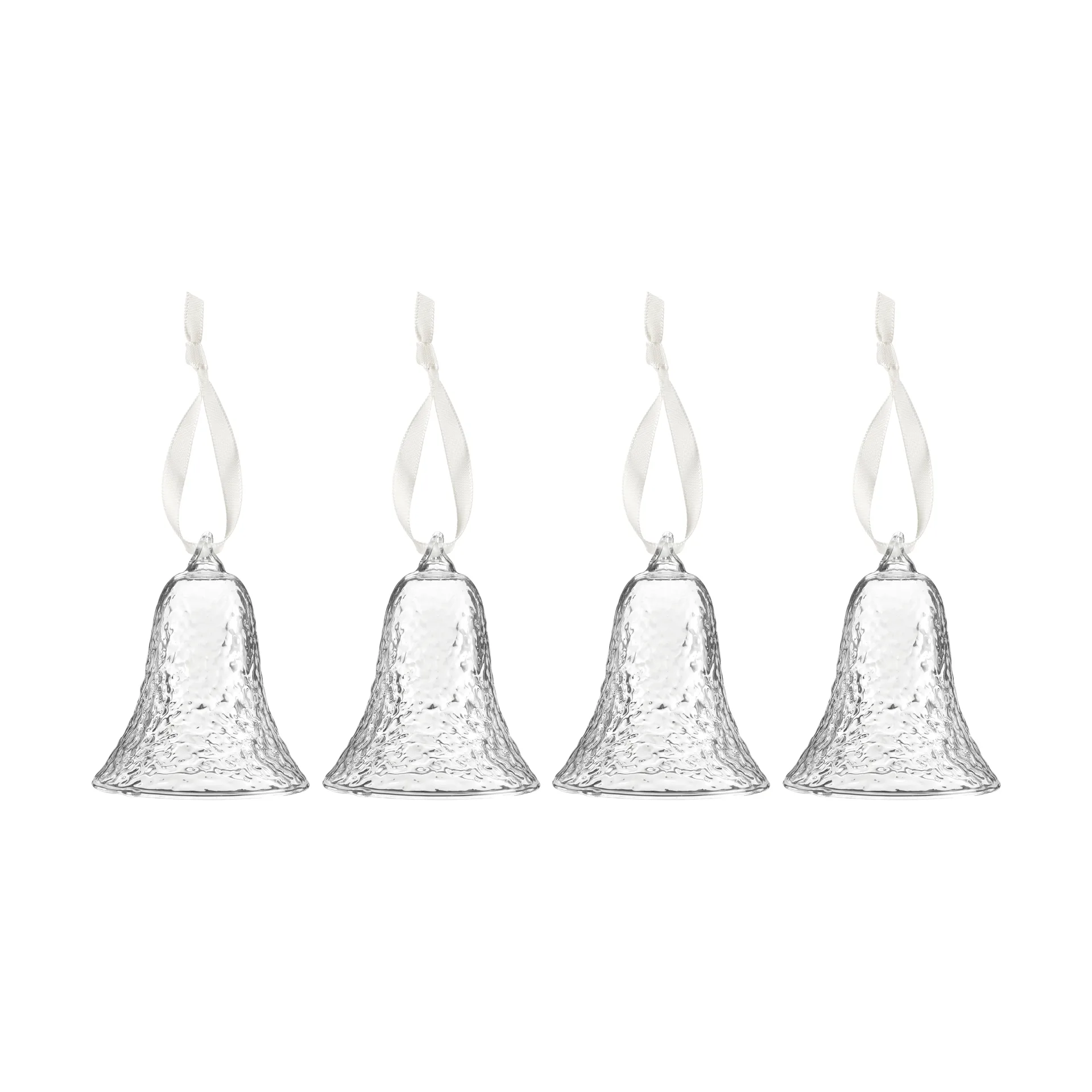Gry bell klocka 8 cm 4-pack, Clear Cooee Design