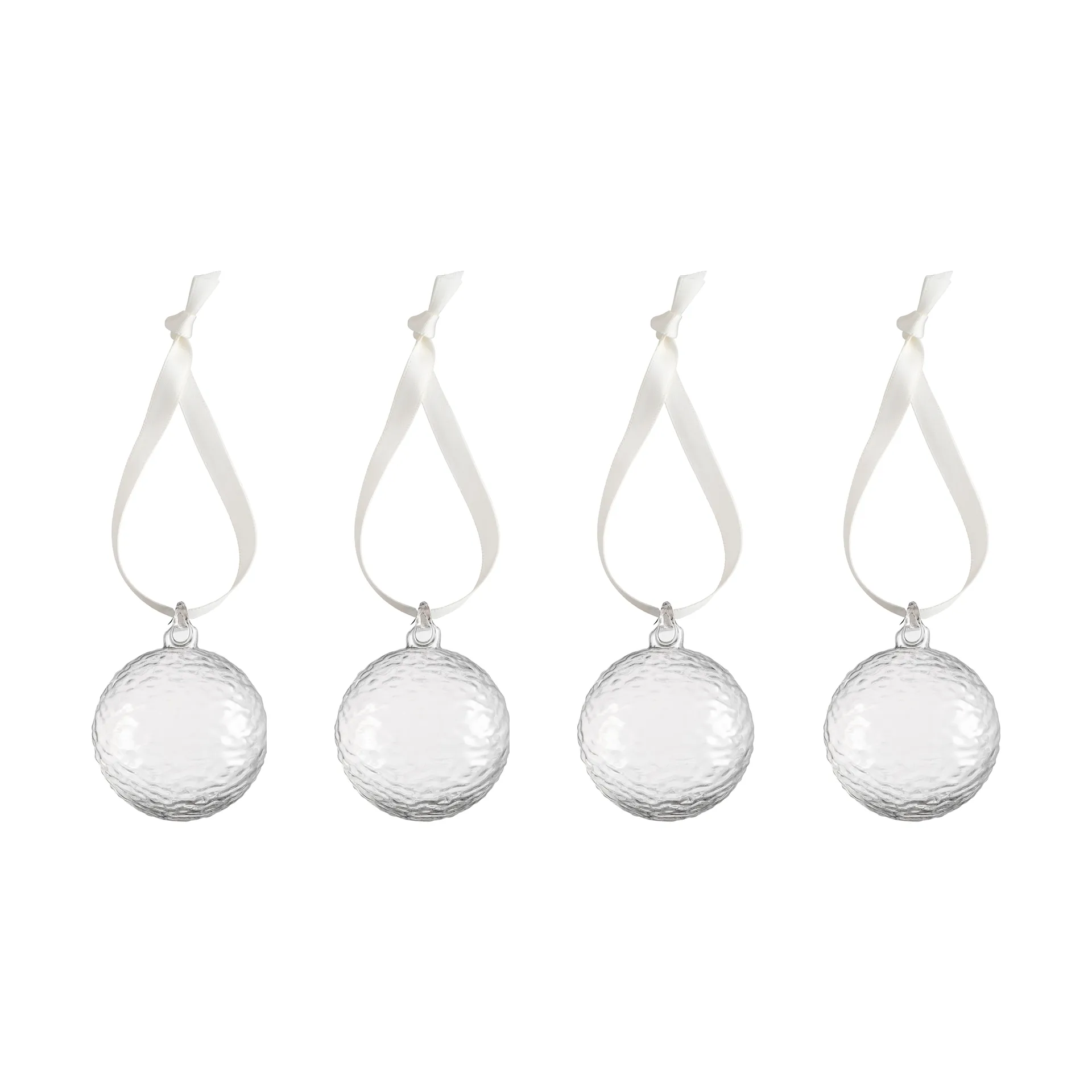 Gry Marble julkula Ø5 cm 4-pack, Clear Cooee Design