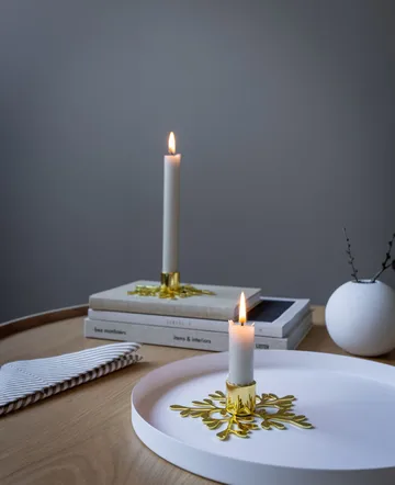 Mistletoe ljusstake - Mässing - Cooee Design