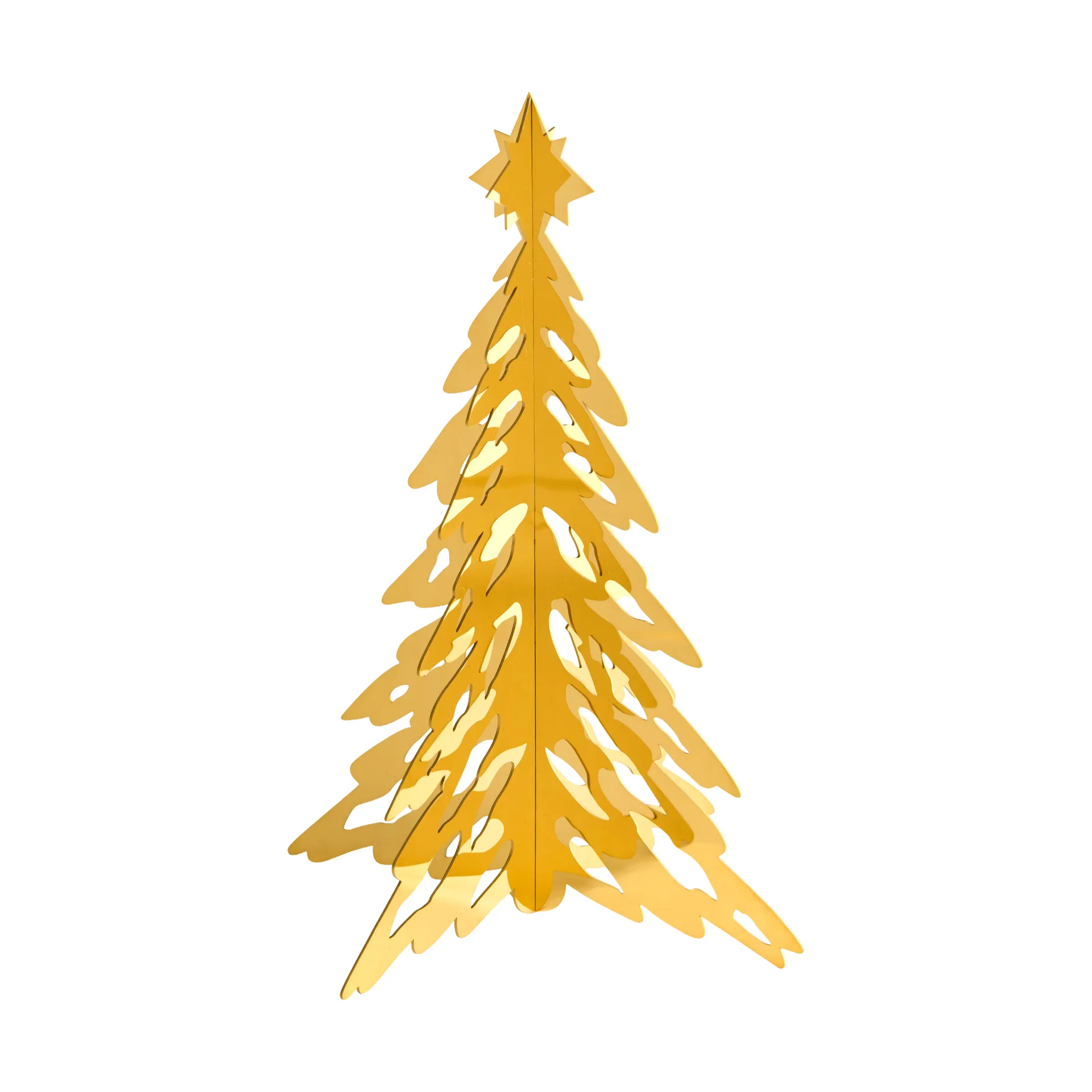 Pinetree dekorationsgran 30 cm, Mässing Cooee Design