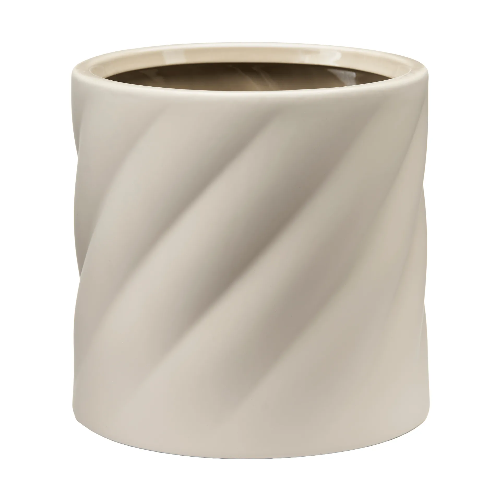 Twist blomkruka, Sand, medium Ø19 cm Cooee Design