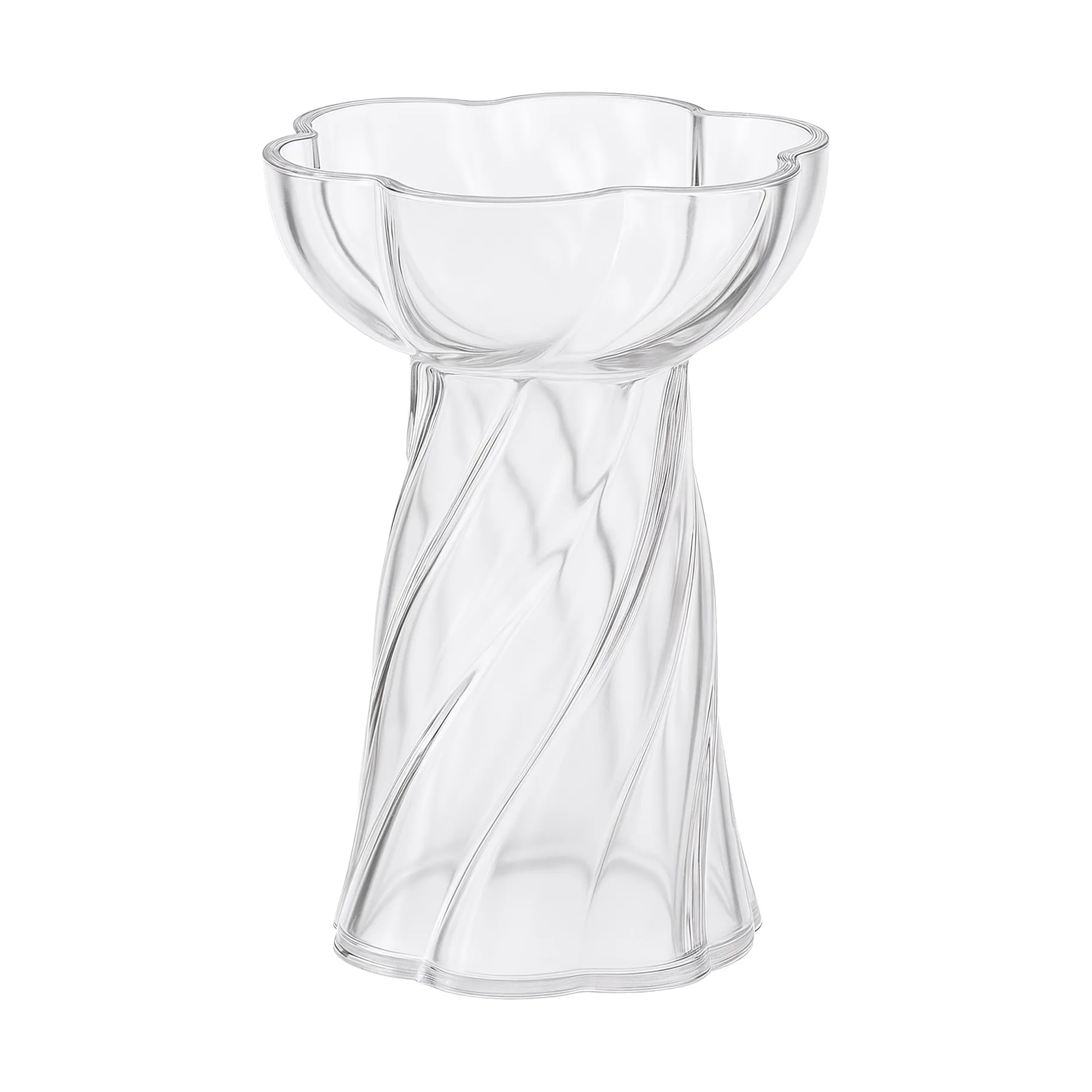 Twist bulb vas 16 cm, Clear Cooee Design