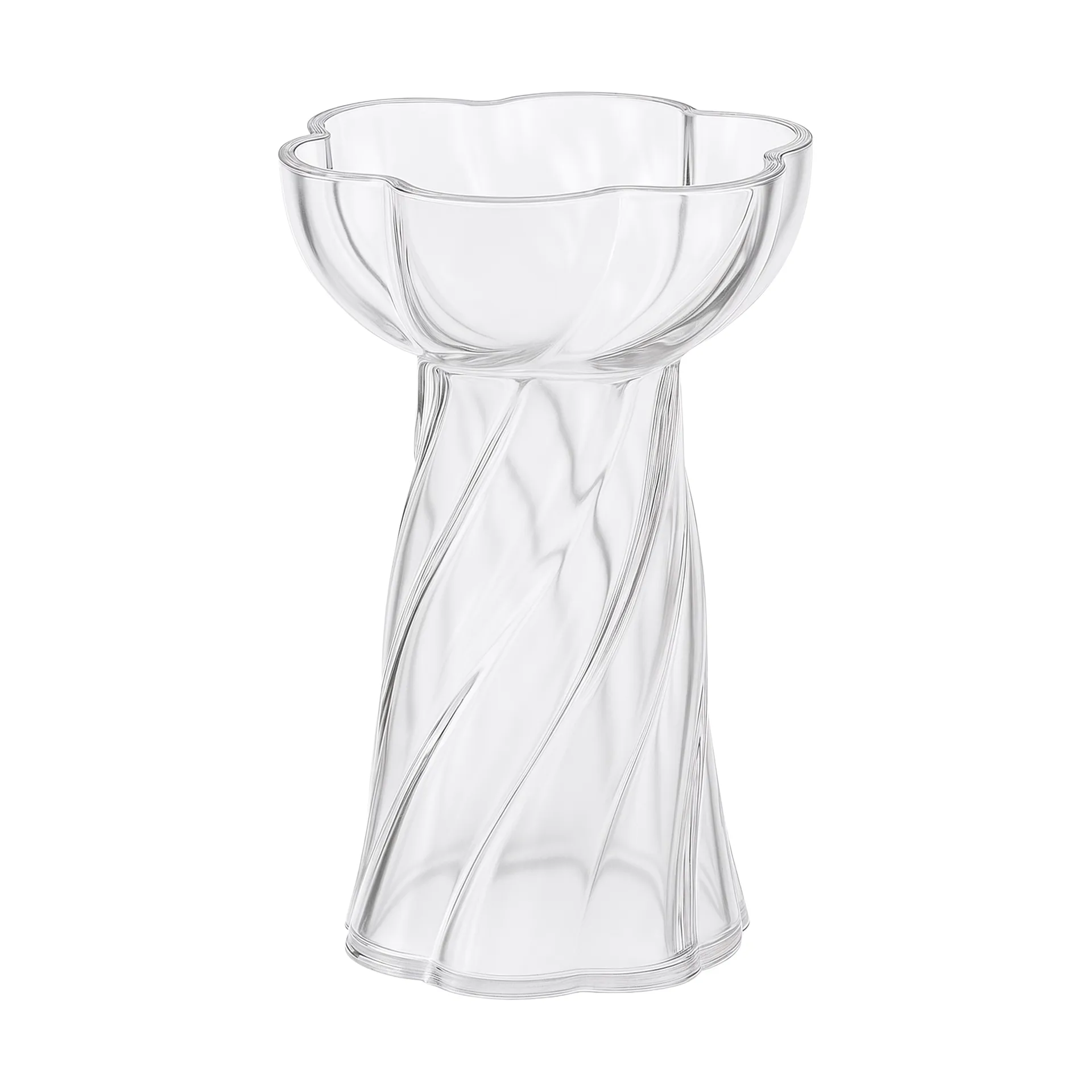 Twist bulb vas 19 cm, Clear Cooee Design