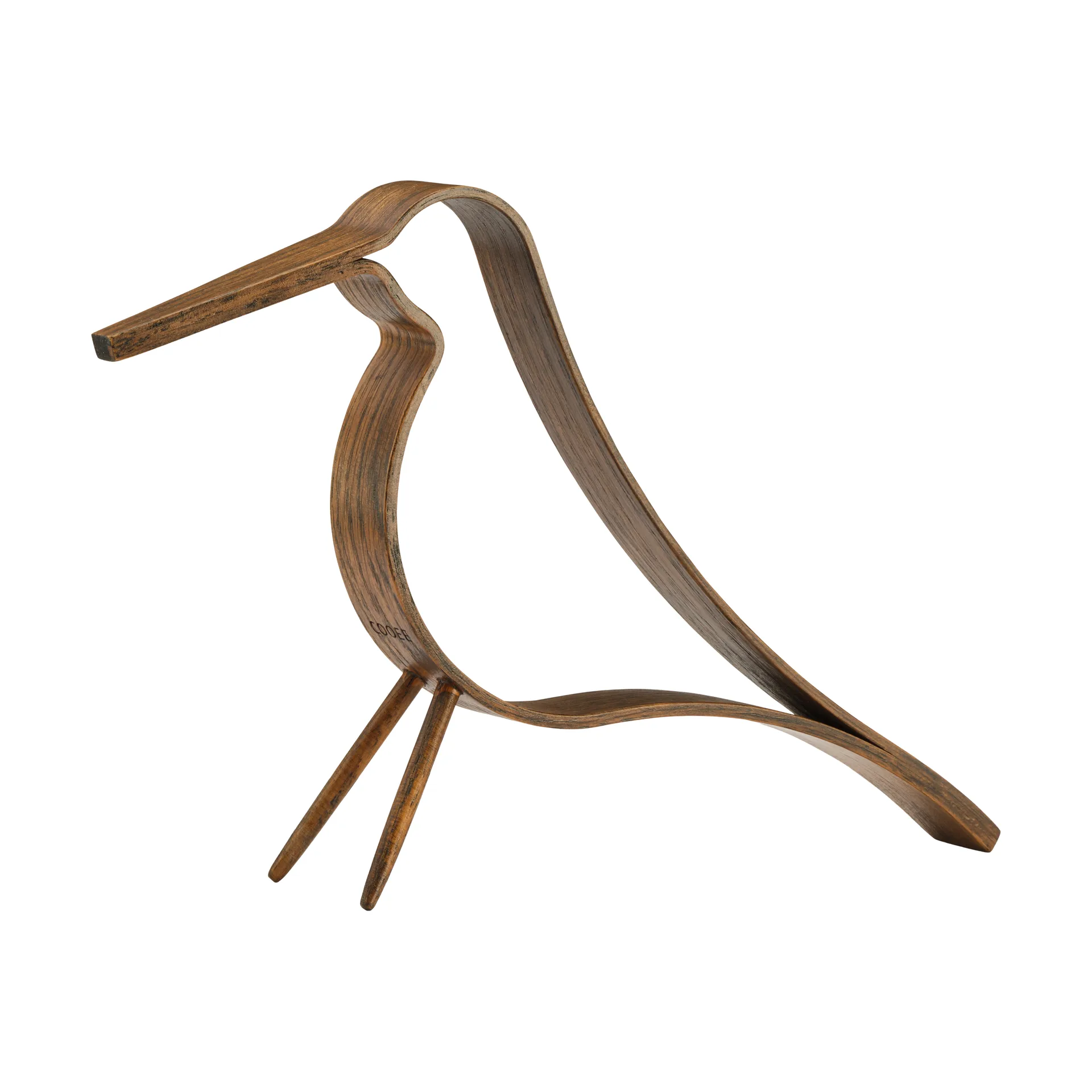Woody Bird medium, Mörkbetsad ek Cooee Design
