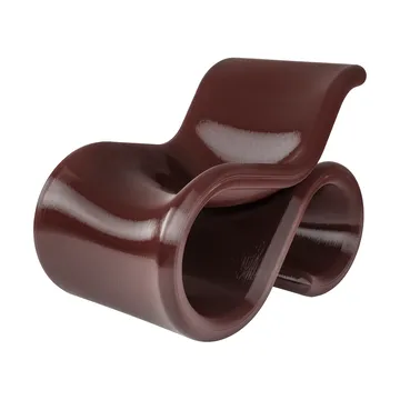Éclair chair loungestol - Cherry - Crème Atelier