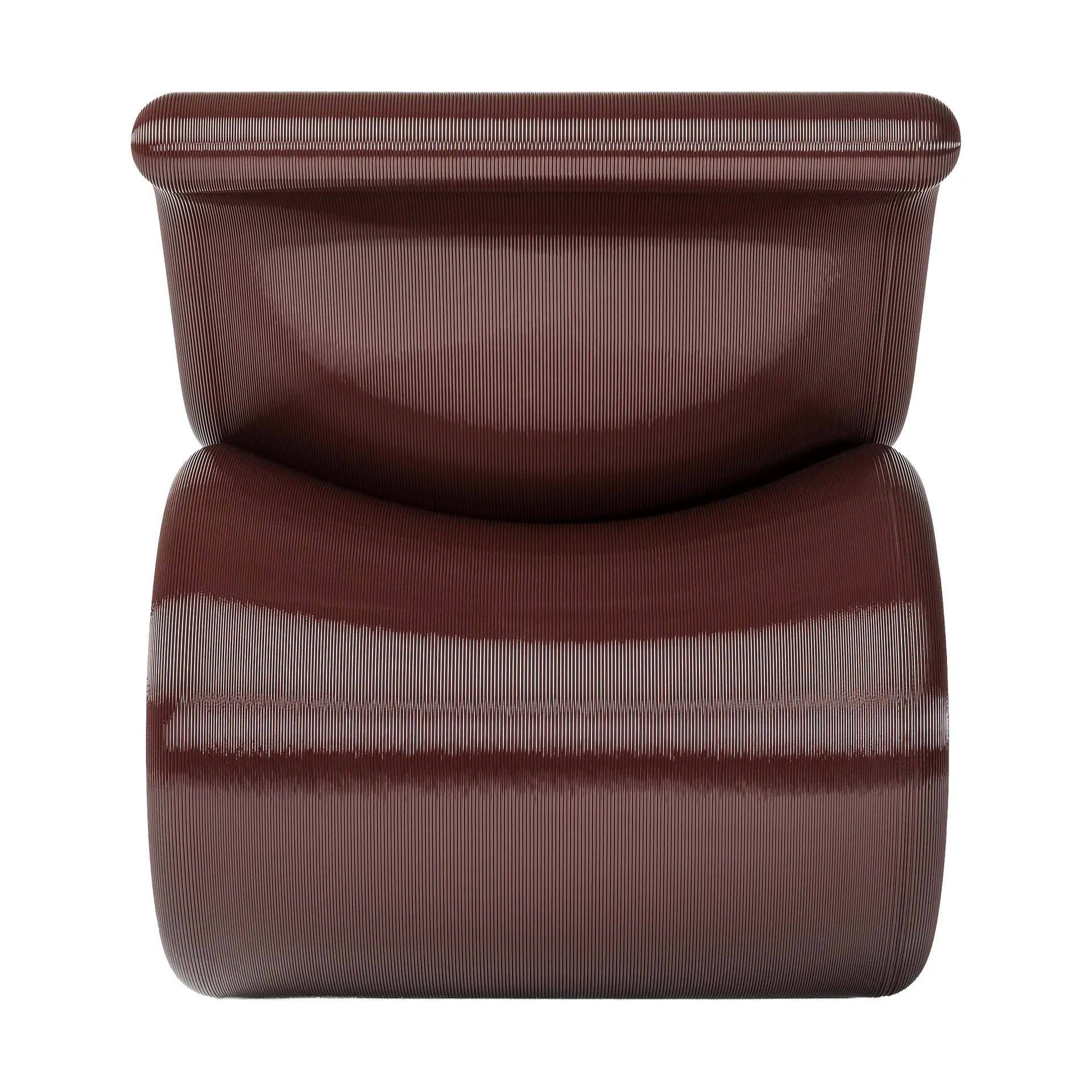 Éclair chair loungestol, Cherry Crème Atelier