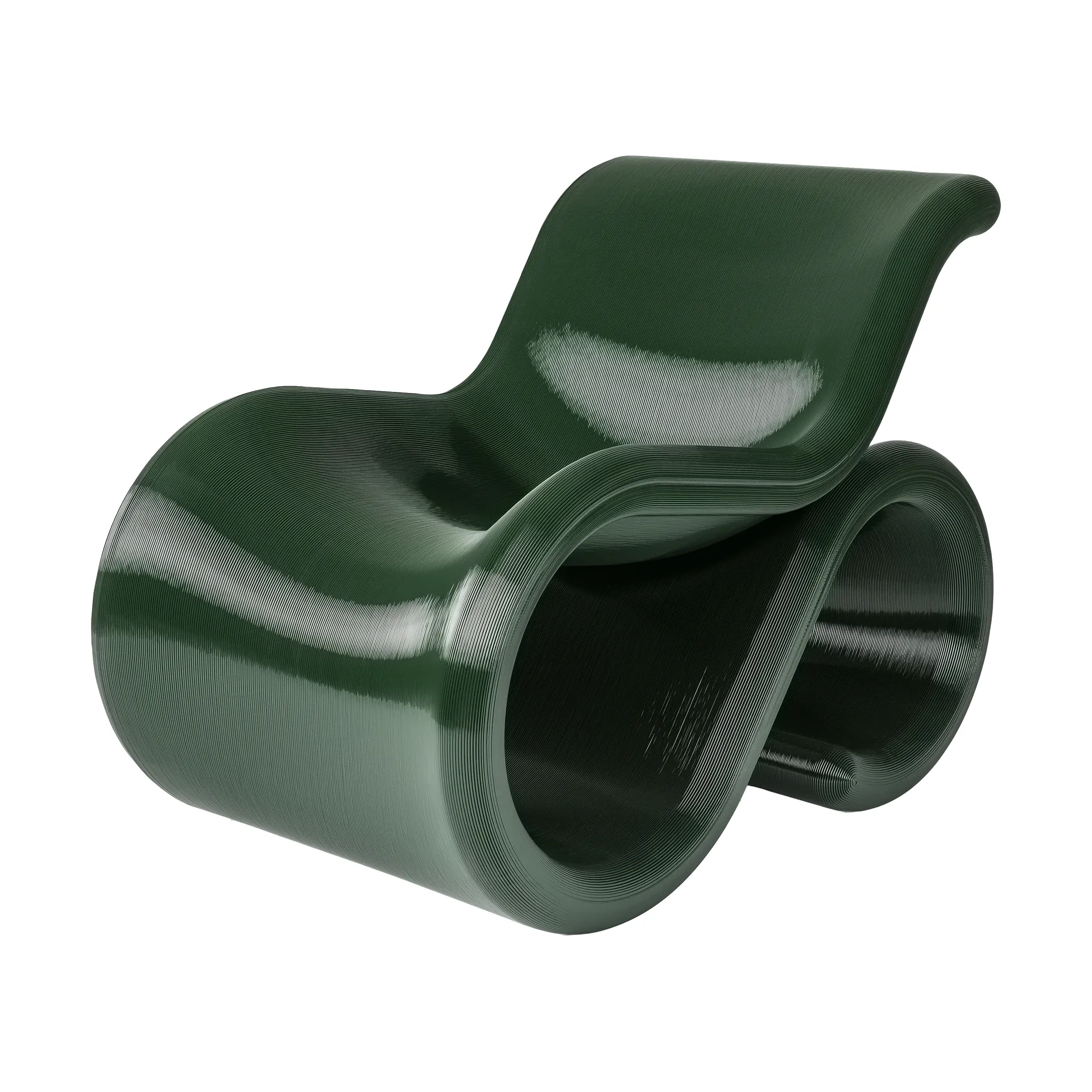 Éclair chair loungestol, Nori Crème Atelier
