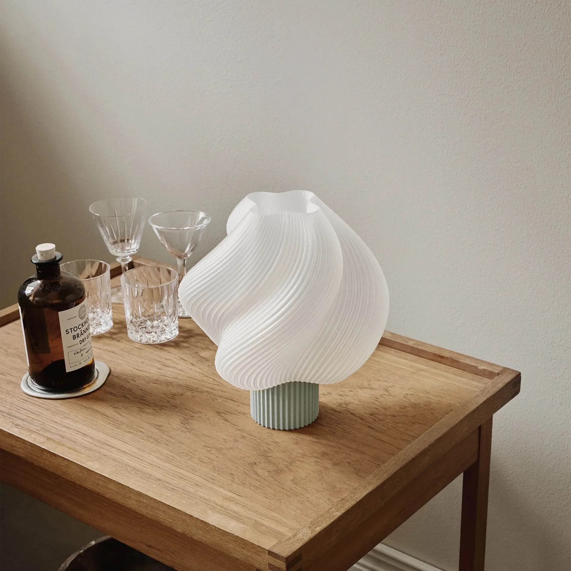 Soft Serve bordslampa, Matcha, Regular, 26 cm Crème Atelier