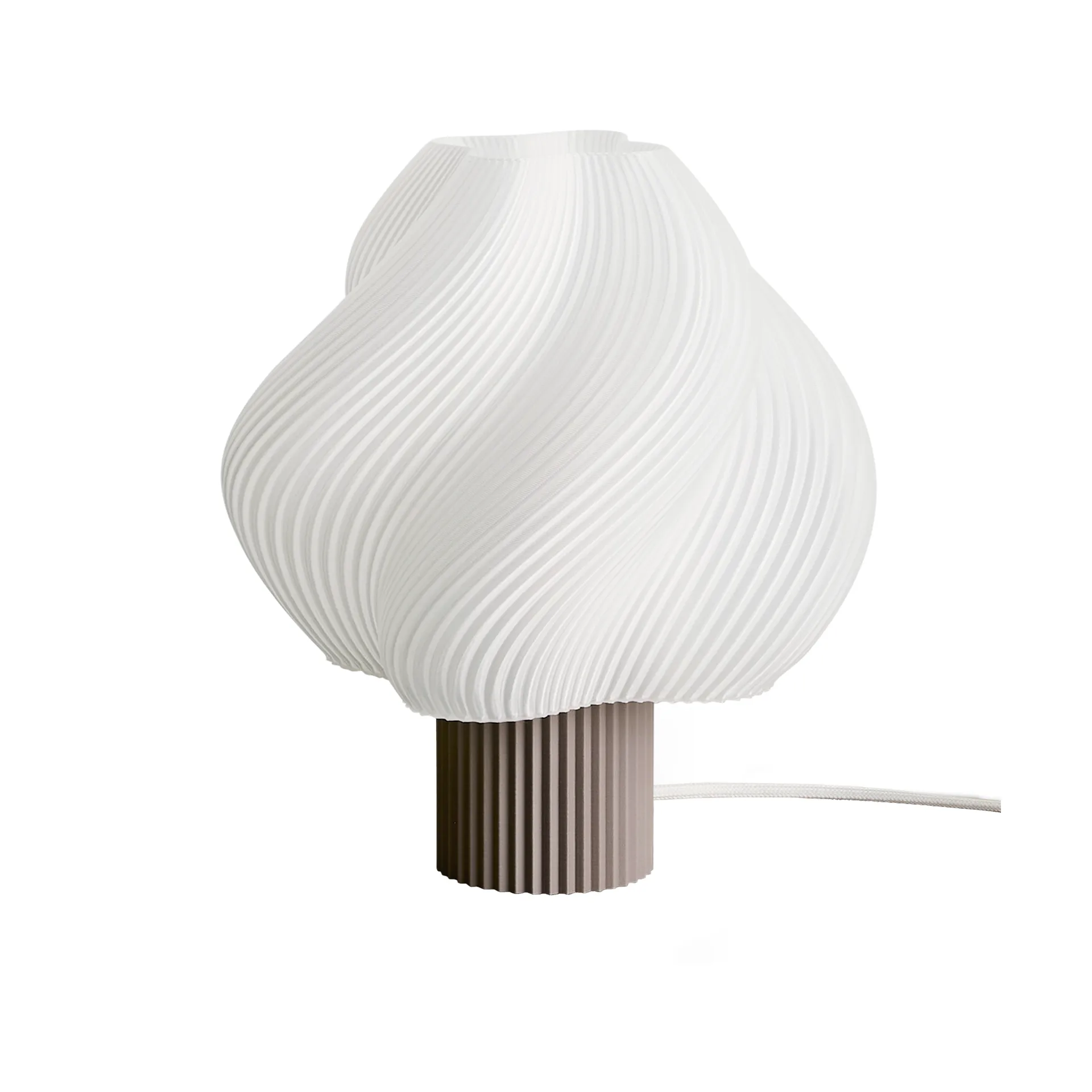 Soft Serve bordslampa, Mocha, Grande, 34 cm Crème Atelier
