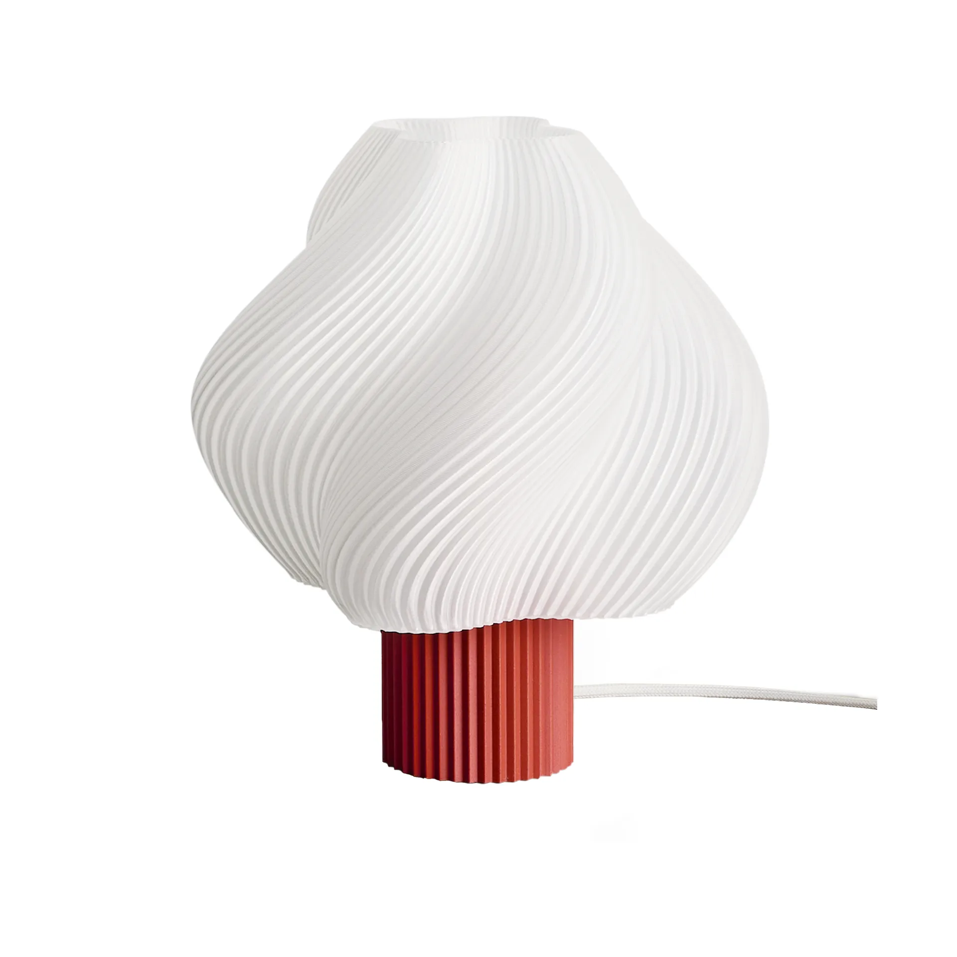 Soft Serve bordslampa, Rhubarb, Grande, 34 cm Crème Atelier