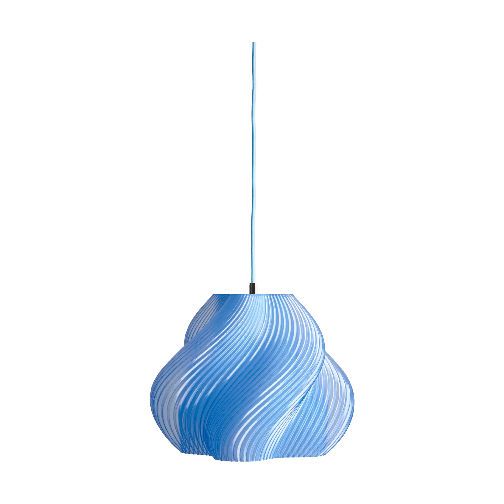 Soft Serve pendel, Blueberry sorbet-brass, 02, 25 cm Crème Atelier