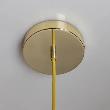 Soft Serve pendel - Limoncello sorbet-brass, 01, 20 cm - Crème Atelier