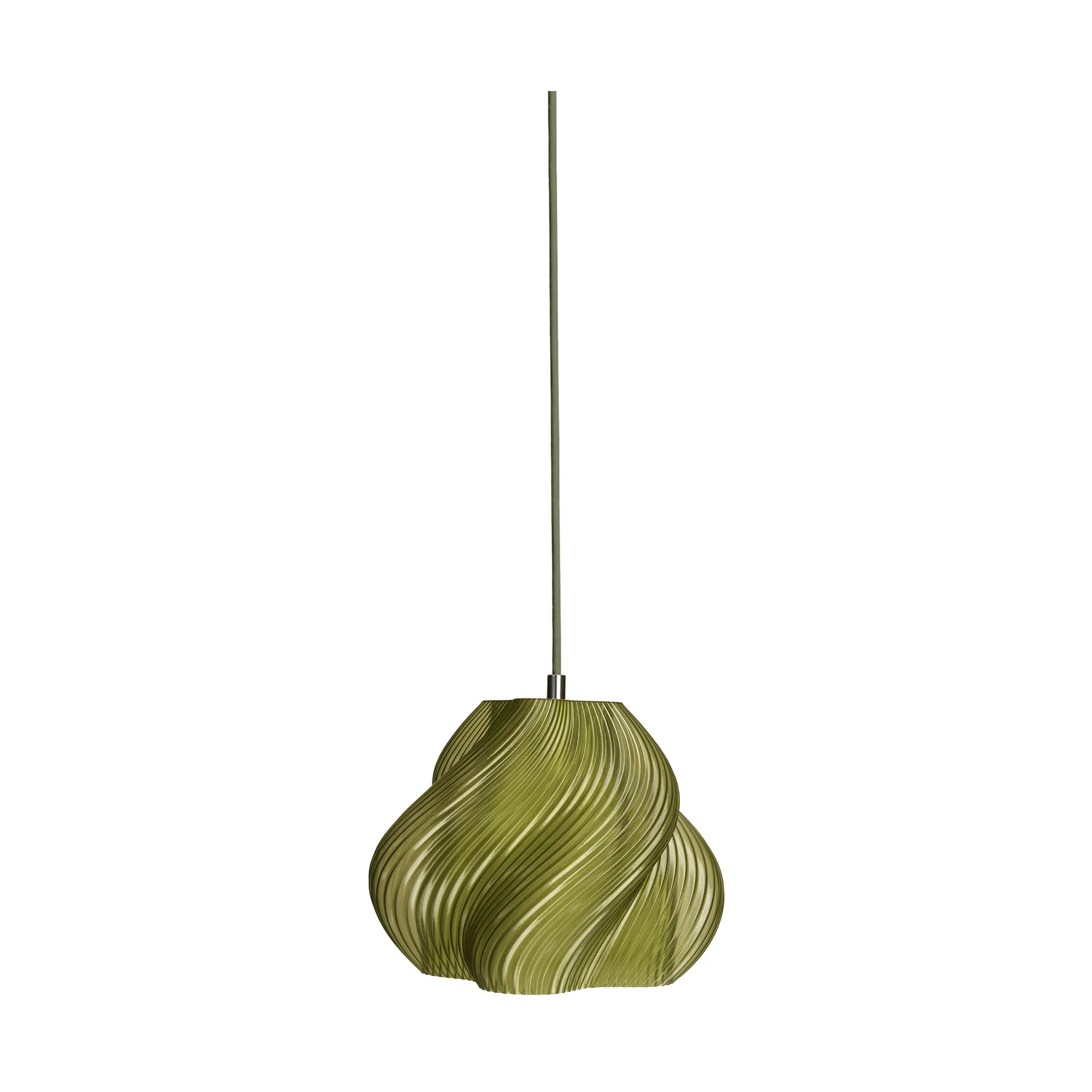 Soft Serve pendel, Olive-chrome, 01, 20 cm Crème Atelier