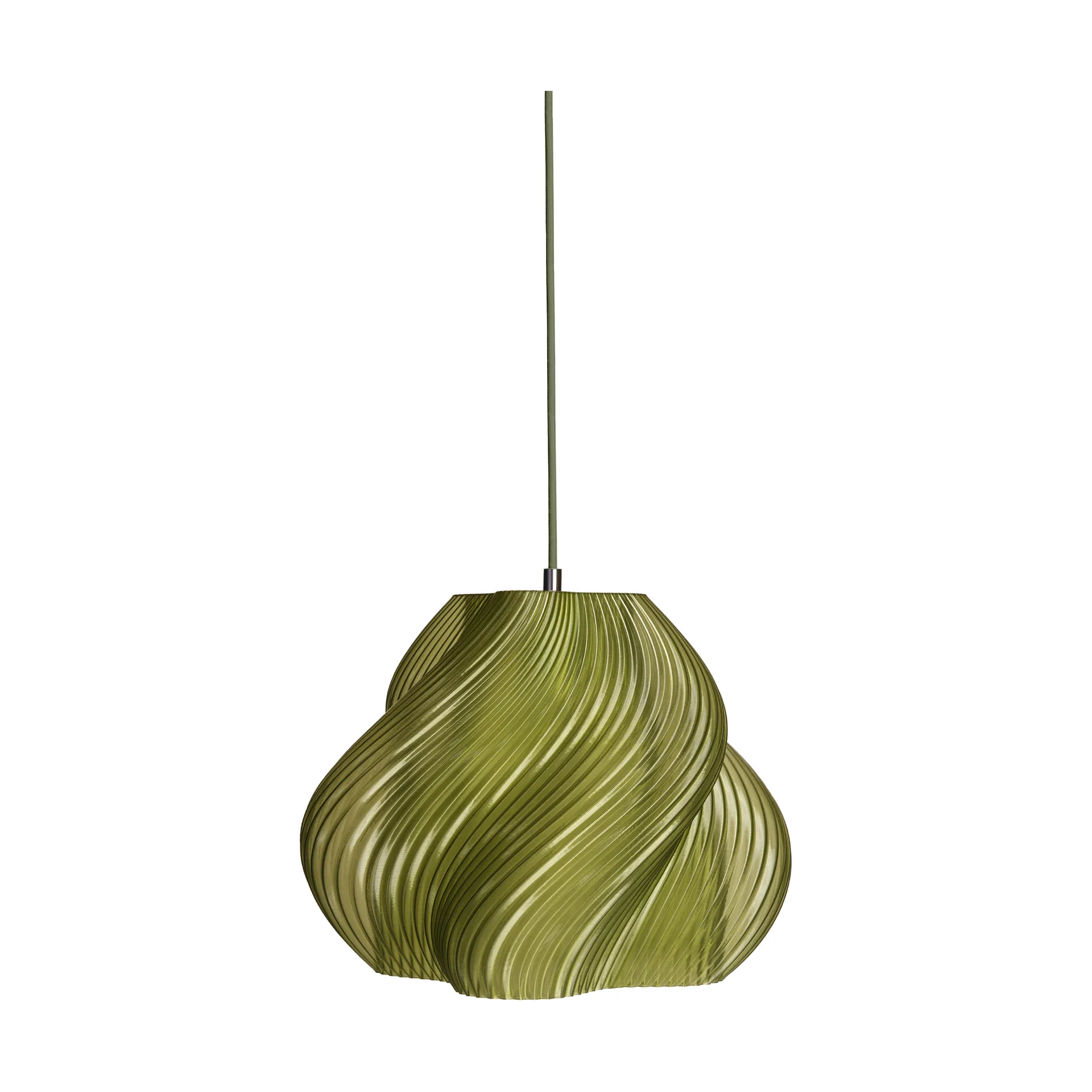 Soft Serve pendel, Olive-chrome, 03, 30 cm Crème Atelier