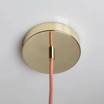 Soft Serve pendel - Peach sorbet-brass, 01, 20 cm - Crème Atelier