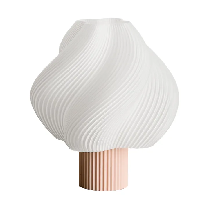 Soft Serve portabel bordslampa - Wild strawberry, 23 cm - Crème Atelier