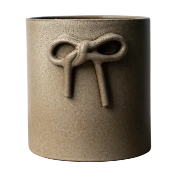 Bow kruka Ø14 cm - Beige - DBKD