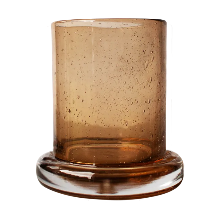 Bubble ljuslykta Ø10 cm - Rust - DBKD