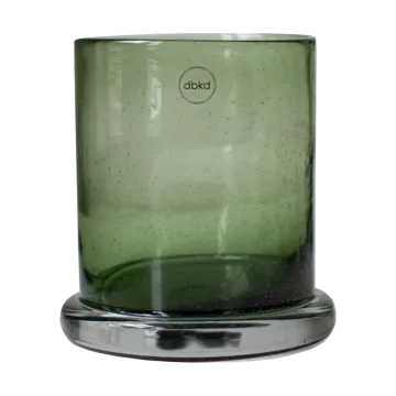 Bubble ljuslykta Ø14 cm - Green - DBKD