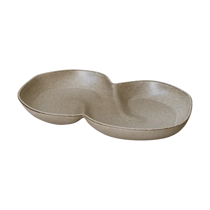 Bun uppläggningsfat 18x30 cm - Beige - DBKD