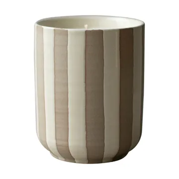 Burn doftljus 60 h - Stripe creme - DBKD