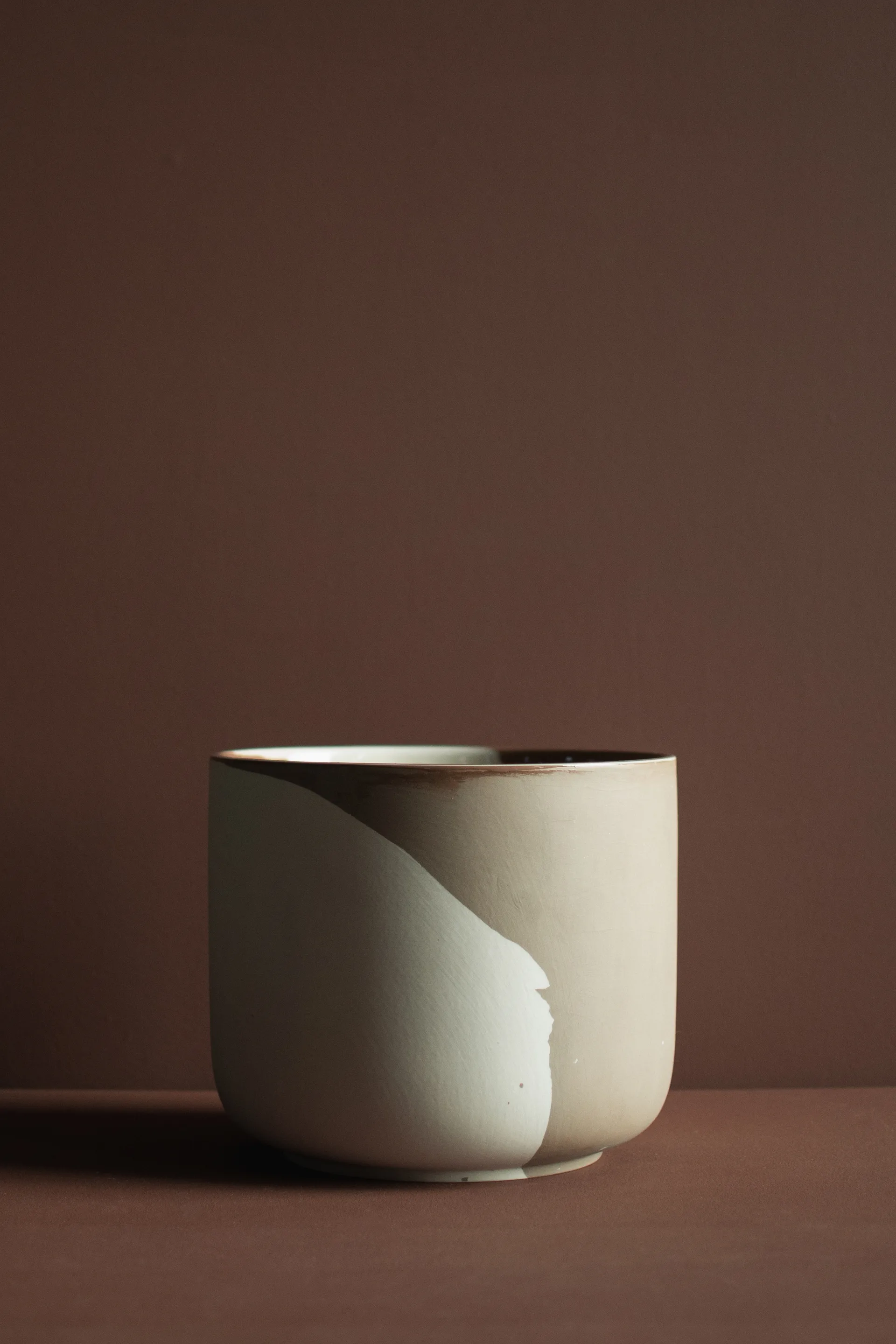 Calm kruka Ø23 cm, Beige-brown DBKD