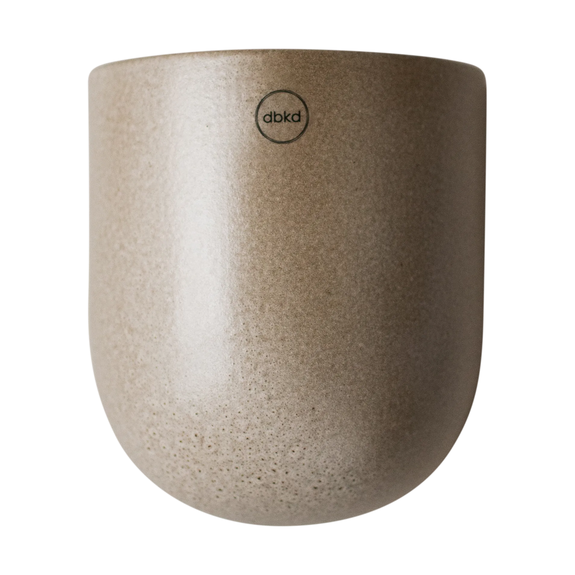 Cut vägghängd kruka beige, Large 17 cm DBKD