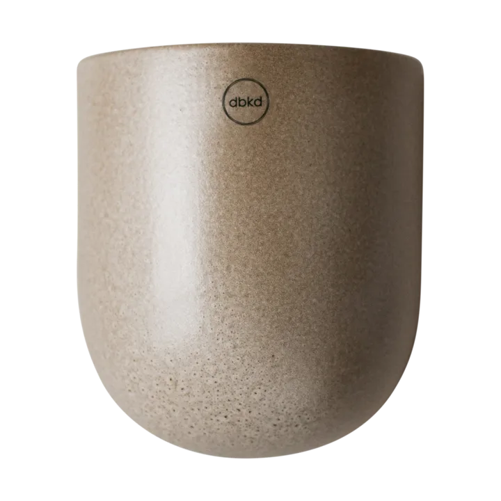 Cut vägghängd kruka beige - Large 17 cm - DBKD
