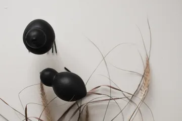 DBKD Swedish Birds påskdekoration 2-pack - Black - DBKD