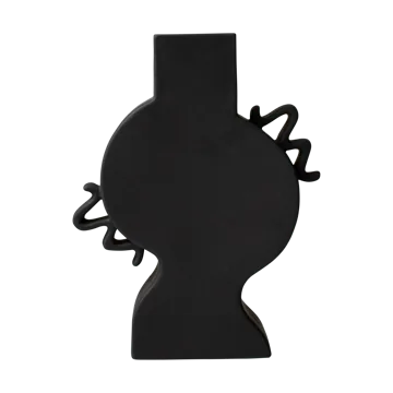 Flat vas 33 cm - Black - DBKD