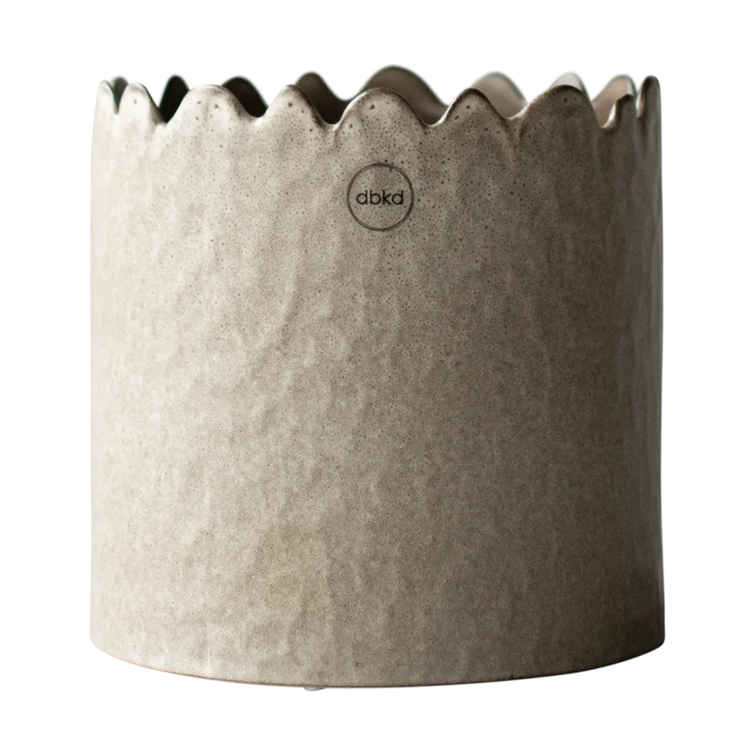 Flowery kruka Ø16 cm, Beige DBKD