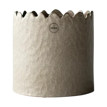Flowery kruka Ø16 cm - Beige - DBKD