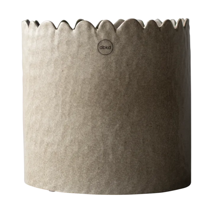 Flowery kruka Ø20 cm - Beige - DBKD